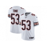 Youth Nike Chicago Bears #53 John Timu White Vapor Untouchable Limited Player NFL Jersey