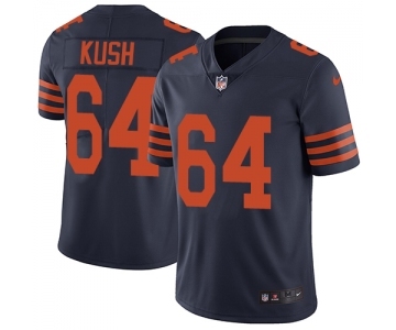 Youth Nike Chicago Bears #64 Eric Kush Limited Navy Blue Rush Vapor Untouchable NFL Jersey