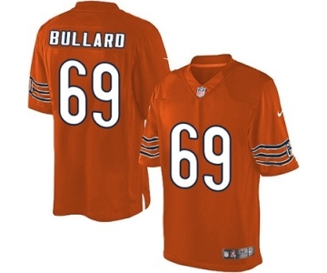 Youth Nike Chicago Bears #69 Jonathan Bullard Limited Orange Alternate NFL Jers