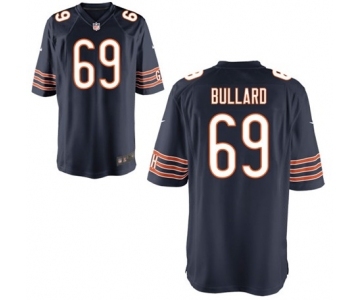 Youth Nike Chicago Bears #69 Jonathan Bullard Navy Blue Team Color NFL Jersey