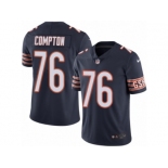 Youth Nike Chicago Bears #76 Tom Compton Navy Blue Team Color Vapor Untouchable Limited Player NFL Jersey