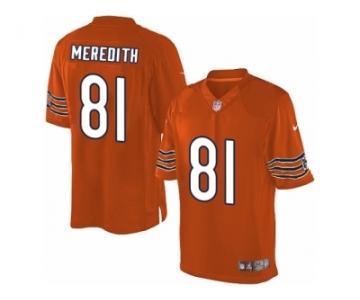 Youth Nike Chicago Bears #81 Cameron Meredith Limited Orange Alternate NFL Jersey