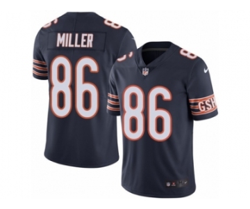 Youth Nike Chicago Bears #86 Zach Miller Limited Navy Blue Rush NFL Jersey