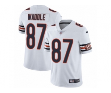 Youth Nike Chicago Bears #87 Tom Waddle Vapor Untouchable Limited White NFL Jersey