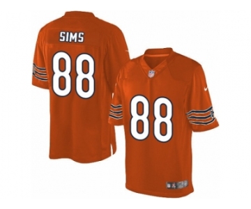 Youth Nike Chicago Bears #88 Dion Sims Limited Orange Alternate NFL Jersey