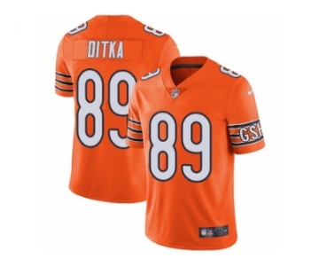 Youth Nike Chicago Bears #89 Mike Ditka Vapor Untouchable Limited Orange Rush NFL Jersey