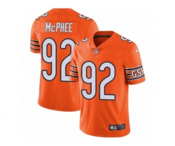 Youth Nike Chicago Bears #92 Pernell McPhee Vapor Untouchable Limited Orange Rush NFL Jersey