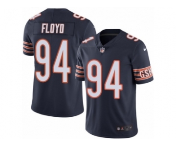 Youth Nike Chicago Bears #94 Leonard Floyd Limited Navy Blue Rush NFL Jersey