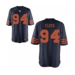 Youth Nike Chicago Bears #94 Leonard Floyd Navy Blue Throwback Alternate NFL Jersey