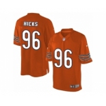 Youth Nike Chicago Bears #96 Akiem Hicks Limited Orange Alternate NFL Jersey