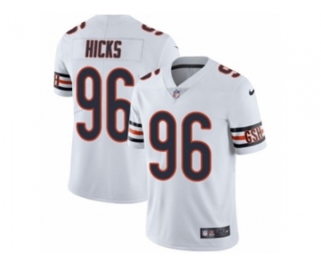 Youth Nike Chicago Bears #96 Akiem Hicks Vapor Untouchable Limited White NFL Jersey