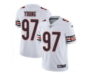 Youth Nike Chicago Bears #97 Willie Young Vapor Untouchable Limited White NFL Jersey