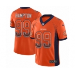 Youth Nike Chicago Bears #99 Dan Hampton Limited Orange Rush Drift Fashion NFL Jersey