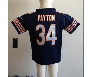 nike kids nfl jerseys chicago bears #34 payton blue[nike]