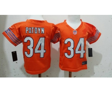 nike kids nfl jerseys chicago bears #34 payton orange[nike]