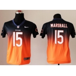 nike youth nfl jerseys chicago bears #15 brandon marshall blue-orange[nike drift fashion][second version]