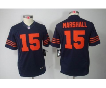 nike youth nfl jerseys chicago bears #15 marshall blue[nike limited orange number]