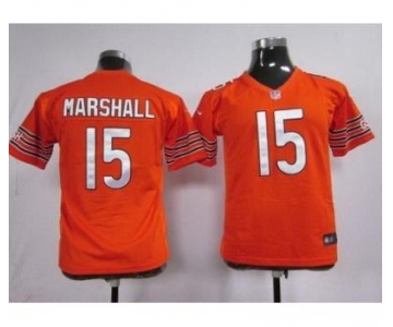 nike youth nfl jerseys chicago bears #15 marshall orange[marshall][nike]