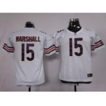 nike youth nfl jerseys chicago bears #15 marshall white[marshall][nike]