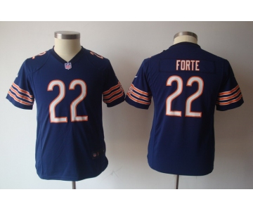 nike youth nfl jerseys chicago bears #22 forte blue[nike]