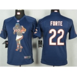 nike youth nfl jerseys chicago bears #22 forte blue[portrait fashion]