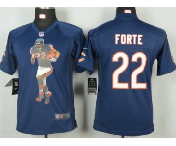 nike youth nfl jerseys chicago bears #22 forte blue[portrait fashion]