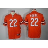 nike youth nfl jerseys chicago bears #22 matt forte orange[nike limited]