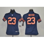 nike youth nfl jerseys chicago bears #23 hester m&n blue[nike]