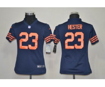 nike youth nfl jerseys chicago bears #23 hester m&n blue[nike]