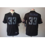 nike youth nfl jerseys chicago bears #33 tillman black[nike impact limited]