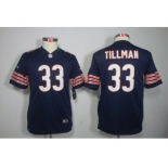 nike youth nfl jerseys chicago bears #33 tillman blue[nike]