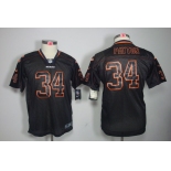 nike youth nfl jerseys chicago bears #34 payton black[nike lights out]