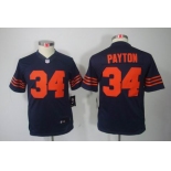 nike youth nfl jerseys chicago bears #34 payton blue[nike limited orange number]