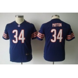 nike youth nfl jerseys chicago bears #34 payton blue[nike]