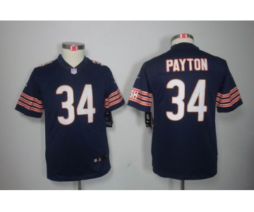 nike youth nfl jerseys chicago bears #34 payton blue[nike]