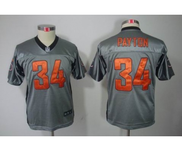 nike youth nfl jerseys chicago bears #34 payton grey[Elite shadow]