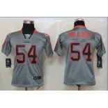 nike youth nfl jerseys chicago bears #54 urlacher grey[nike lights out]