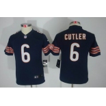 nike youth nfl jerseys chicago bears #6 cutler blue[nike limited]