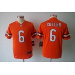 nike youth nfl jerseys chicago bears #6 cutler orange[nike limited]