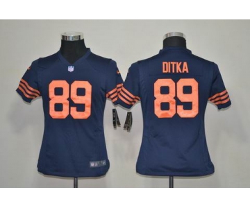 nike youth nfl jerseys chicago bears #89 ditka m&n blue[nike]