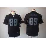 nike youth nfl jerseys chicago bears #89 mike ditka black[nike impact limited]