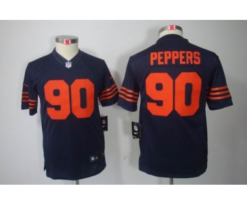 nike youth nfl jerseys chicago bears #90 peppers blue[nike limited orange number]