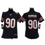 nike youth nfl jerseys chicago bears #90 peppers blue[nike]