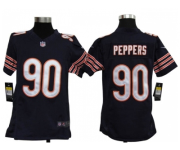 nike youth nfl jerseys chicago bears #90 peppers blue[nike]