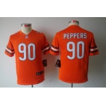 nike youth nfl jerseys chicago bears #90 peppers orange[nike limited]