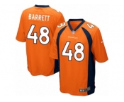 Men Nike Denver Broncos #48 Shaquil Barrett Game Orange Team Color NFL Jersey