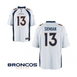 Men's Nike Denver Broncos #13 Trevor Siemian Game White NFL Jersey