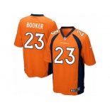 Men's Nike Denver Broncos #23 Devontae Booker Game Orange Team Color NFL Jersey