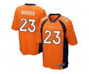 Men's Nike Denver Broncos #23 Devontae Booker Game Orange Team Color NFL Jersey