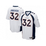 Men's Nike Denver Broncos #32 Andy Janovich Game White NFL Jersey